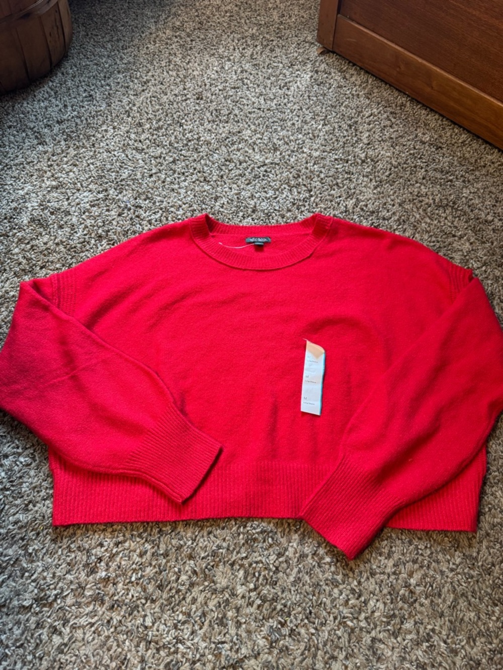 wild fable Bright Red Crewneck Sweater